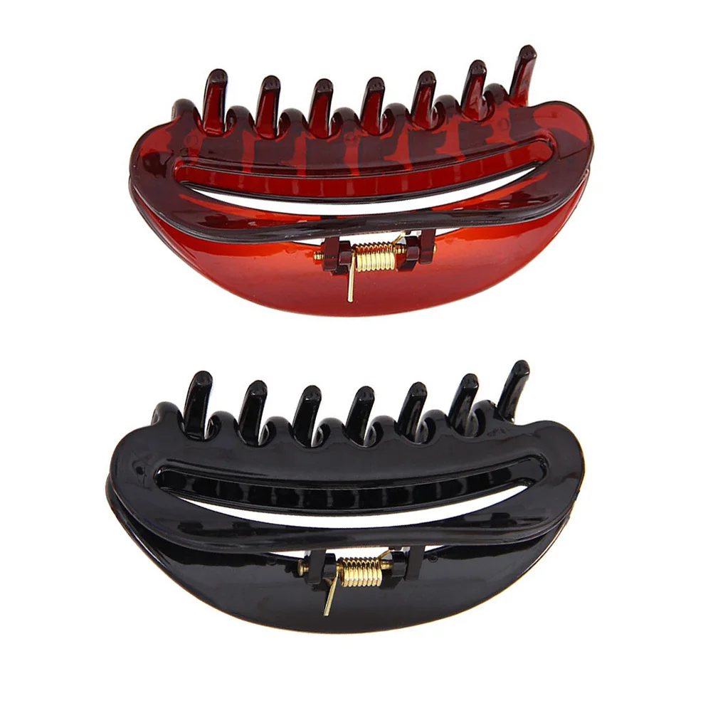 

2Pcs Durable Acrylic Hair Claw Clip Long Service Life Easy to Wear Styling Accessories for Women Hair Clip Girl Claw Clips