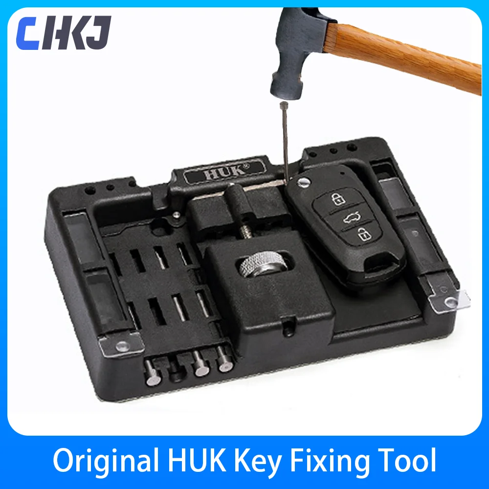 CHKJ High Quality Original For HUK Key Fixing Tool With Four Pins Flip Key Vice Of Flip-key Pin Remover For Locksmith Tool