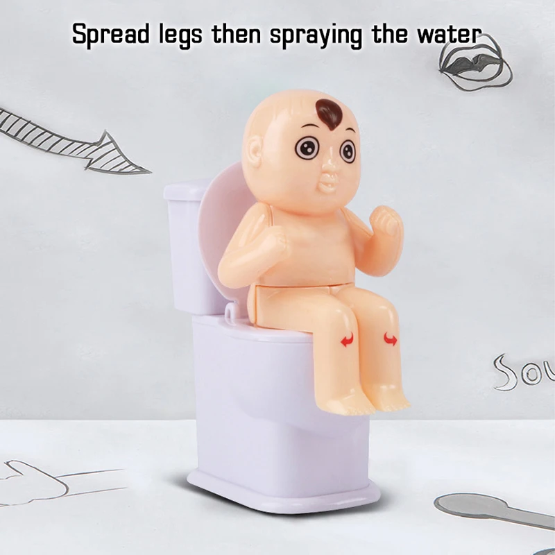 Creative Water Squirt Pee Doll Squirt Joke Toy Toilet Pee Boy Water Spray Trick Funny Toys Safe Interesting Birthday Gifts