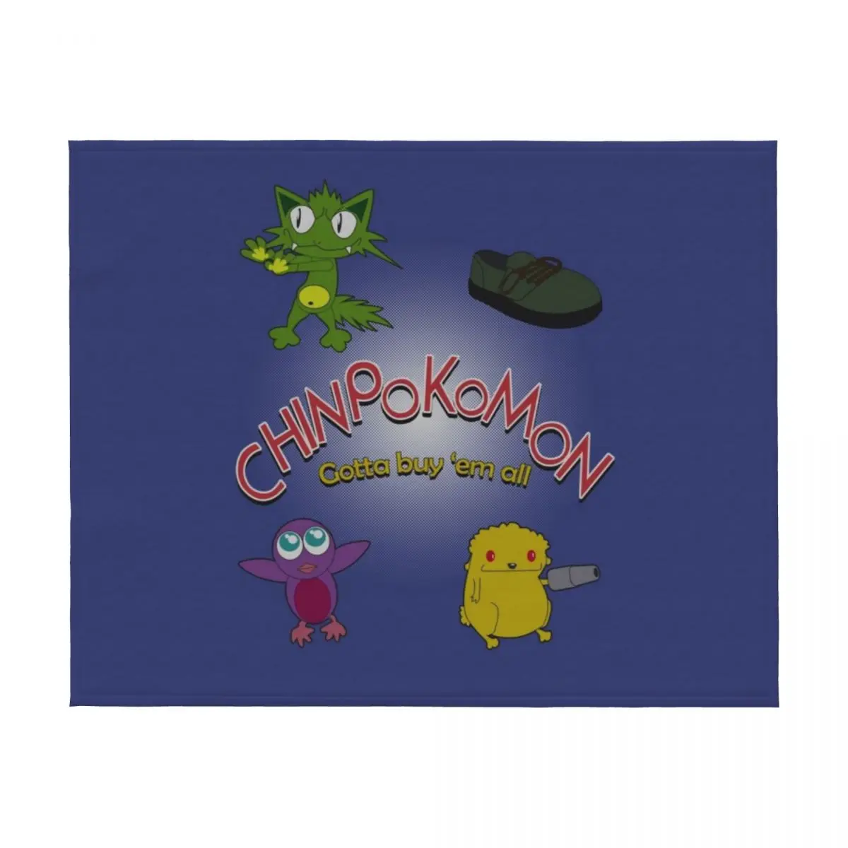 Chinpokomon - يجب شراء بطانية 'em all Throw للأريكة المزخرفة الفاخرة المصممة منقوشة ثقيلة للنوم #2