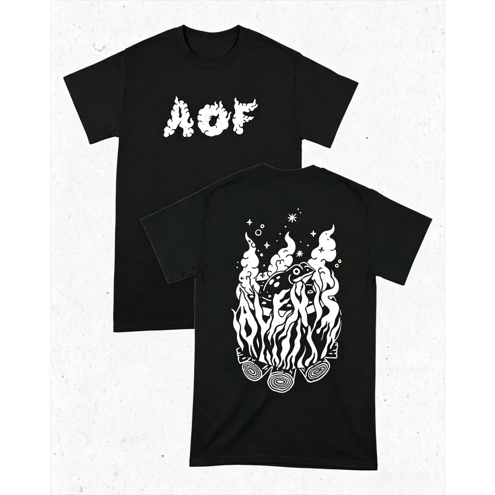 Alexisonfire 2026 Crisis-Tour Boiled Frogs T-shirt with Fire Frog Fan Gift TEE Summer Men's Women's Beach T-shirts