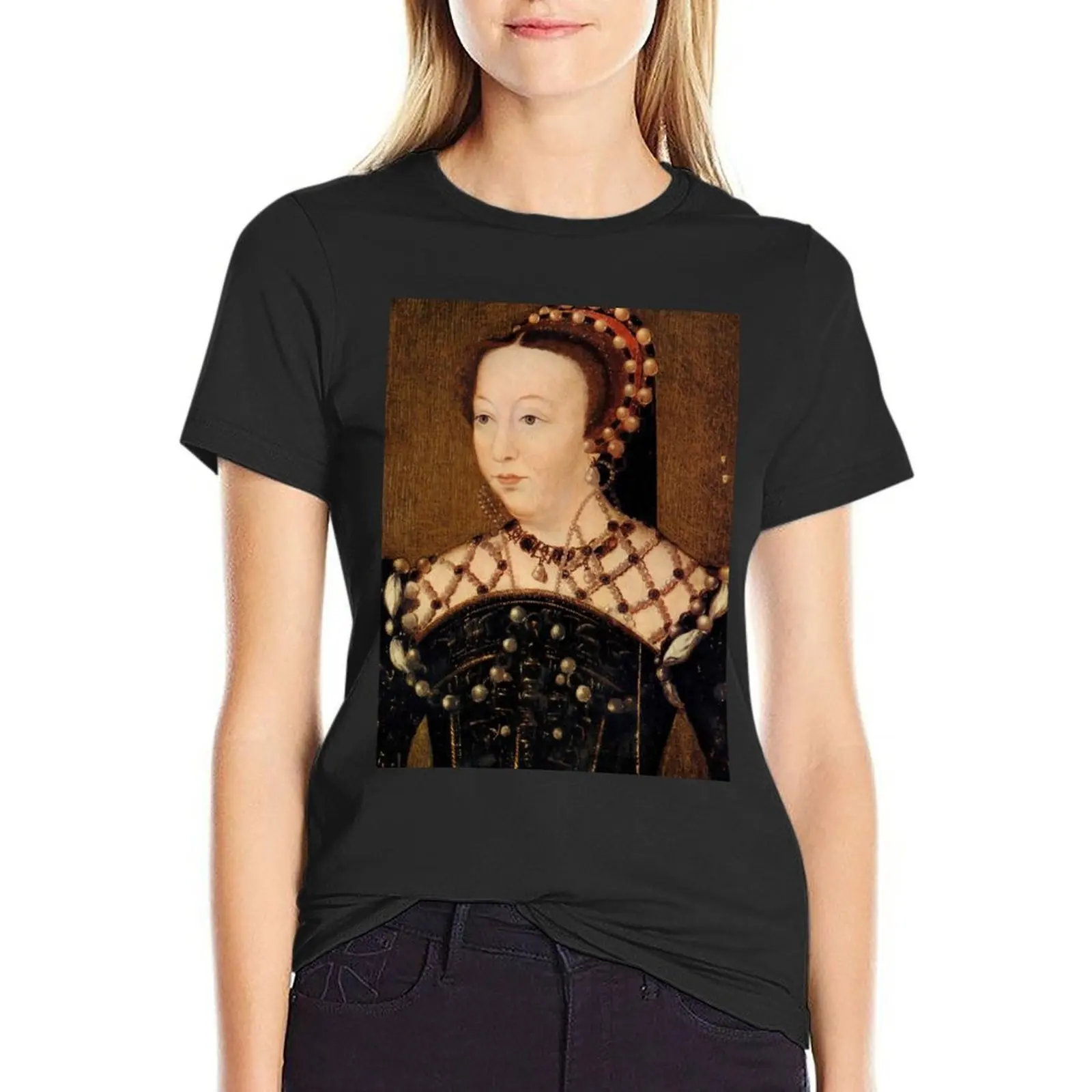 Queen Catherine de Medici T-Shirt plain sublime sports fans plus sizes t shirt Women