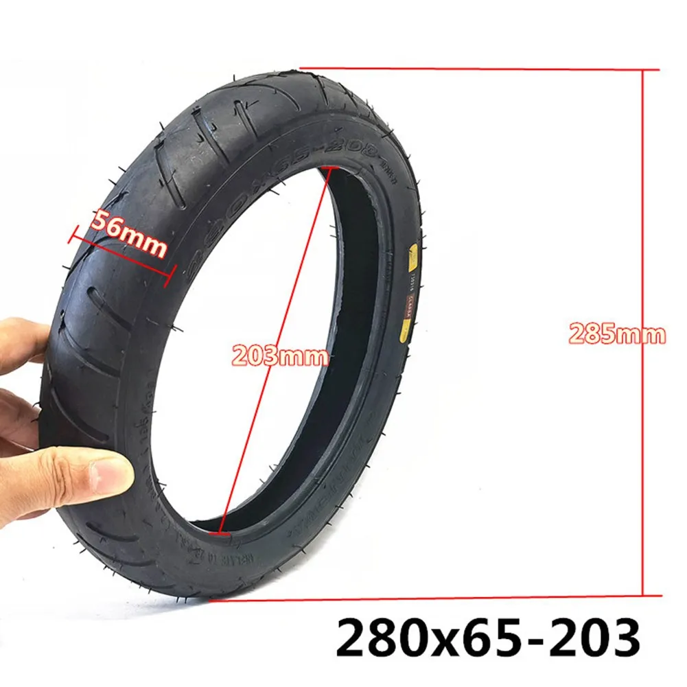 280X65-203 12inch Inner Outer Tires Electric Scooters Rear Tyre Inner Tube Baby Stroller Inside And Outside Baby Tricycle Rubber