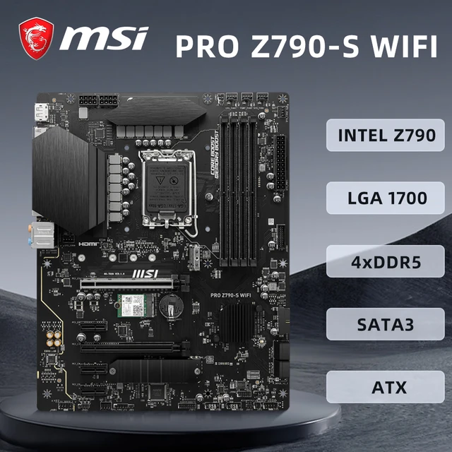 Msi-MAG Proマザーボード,wifi,Core i7, LGA 1700, Z790, Z790-S,14700K,  13700K,12700kf,CPU, DDR5, ATX用 - AliExpress