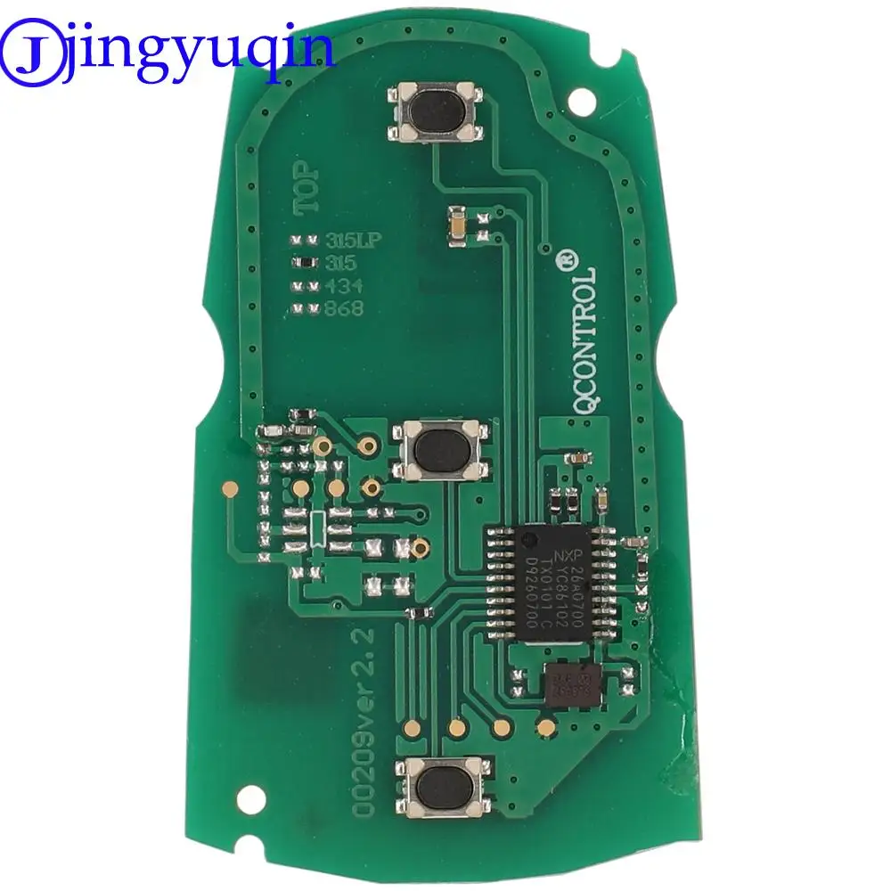 jingyuqin Car Remote Smart Key 315Mhz / 868MHz for BMW 1/3/5/7 Series CAS3 X5 X6 Z4 Car Keyless Control Transmitter with Chip