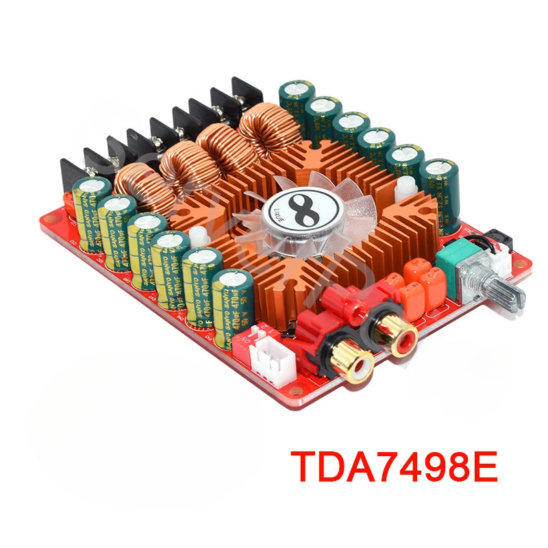 

Аудиоусилитель TDA7498E 2*160Вт, двухканальный, 24В, стерео, цифровой усилитель мощности