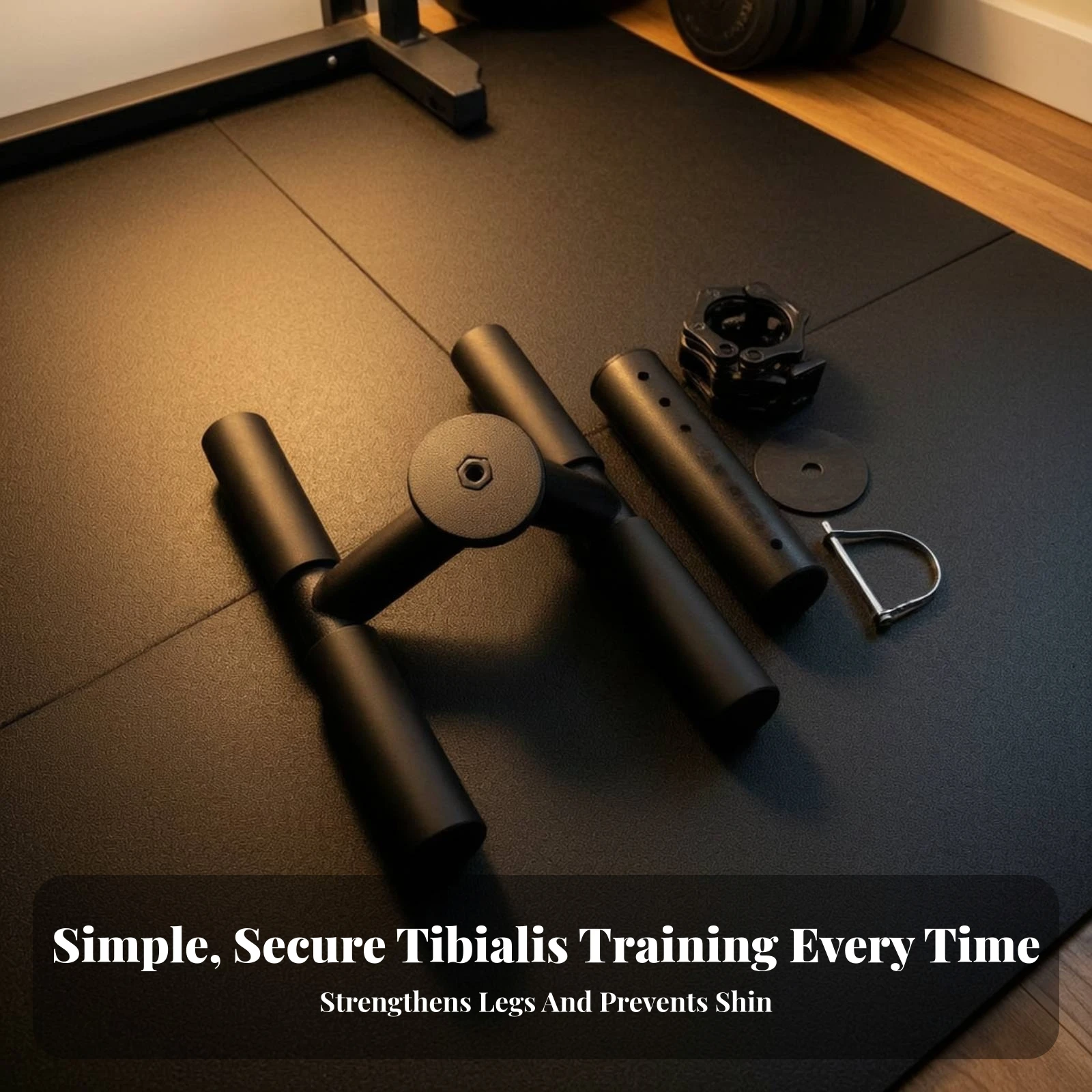 Tibialis Strengthener Versatile Ankle Training Attachment Tibialis Bar with Clamp Compact Leg Exercise Equipment Detachable