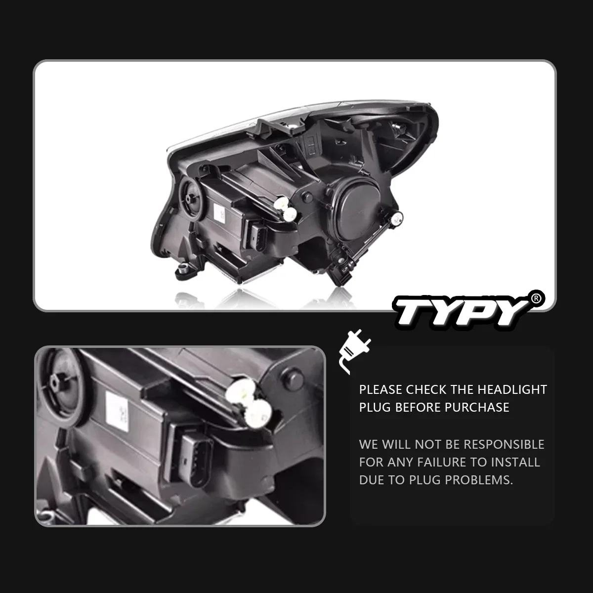 

Car Head Lamp Assembly For Benz Vito W447 2016-2023 Upgrade Modified to NEW LED Dynamic Turn Signal Car LED Headlight Assembly