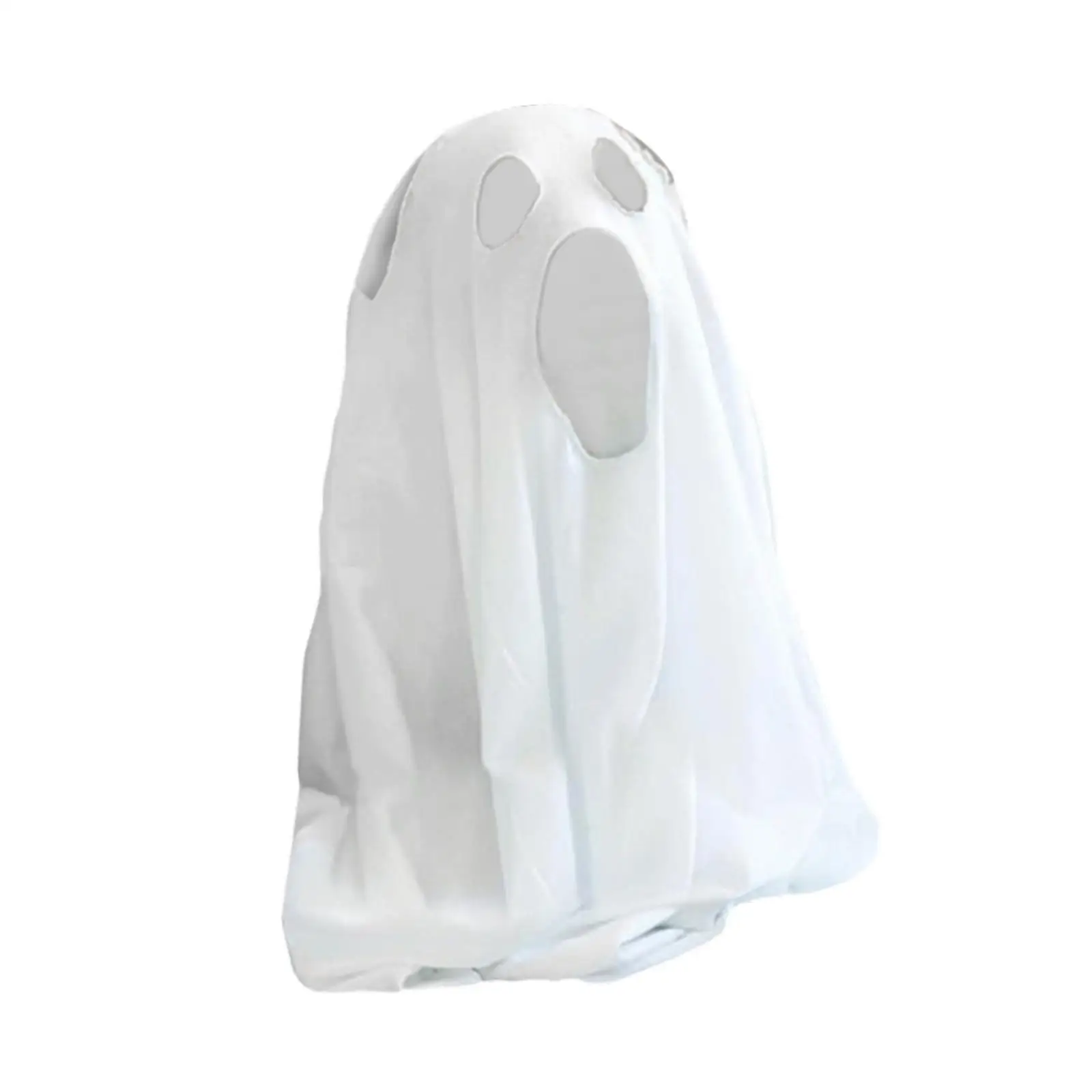 Halloween Ghost Dog Costume Spooky Lightweight Decor Party Easy to Wear