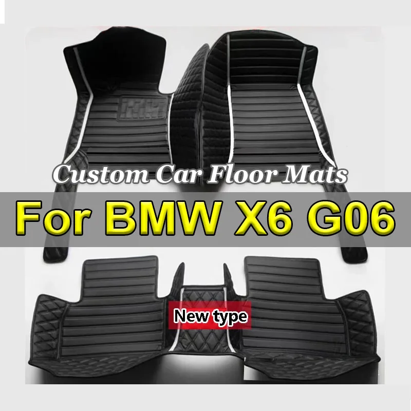 

Car Floor Mats For BMW X6 G06 2020 2021 Custom Auto Foot Pads Automobile Carpet Cover Interior Accessories
