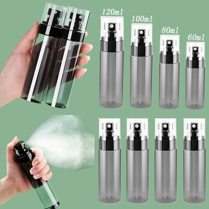 

24Pcs 30/60/80/100/120ml Empty Plastic Spray Bottles Portable Mini Cosmetic Travel Fine Mist Spray Containers For Liquid Alcohol