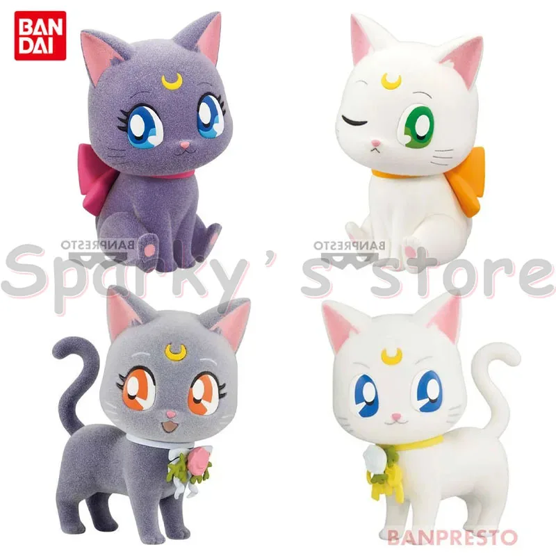 

Bandai Original Fluffy Puffy Sailor Moon Anime Figure Artemis Luna Action Figure Toys for Boys Girls Kids Children Birthday Gift