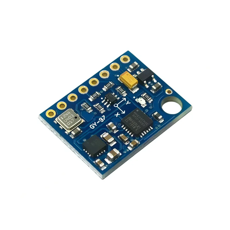 High-quality GY-87 sensor module with 10DOF board, MPU6050, HMC5883L, and BMP180 three-axis gyroscope