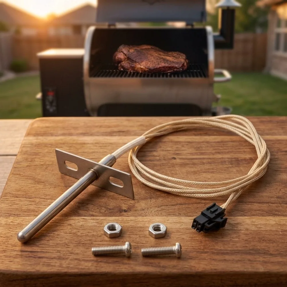 For KIT0929 For RTD Temperature Probe PT1000 Sensor For Traeger For Woodridge Grills BBQ Oven Replacement Thermometer Part