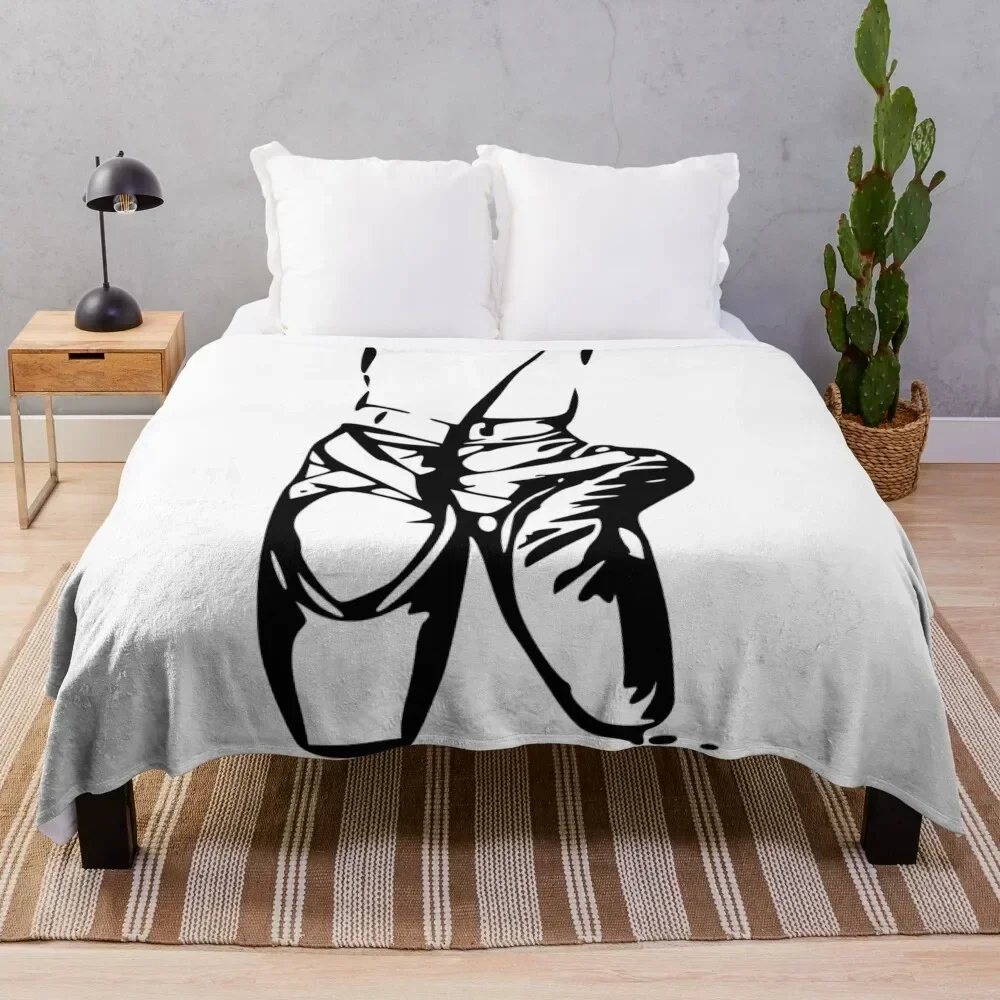 

Pointe Shoes Throw Blanket Ultra Plush Cozy Blanket for Napping Sleeping