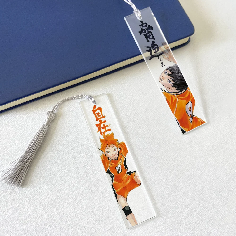 Anime Haikyuu!! Cosplay Exquisite Cartoon Crystal Bookmark Pendant Backpack Decoration Ornaments Send Friend Birthday Xmas Gift