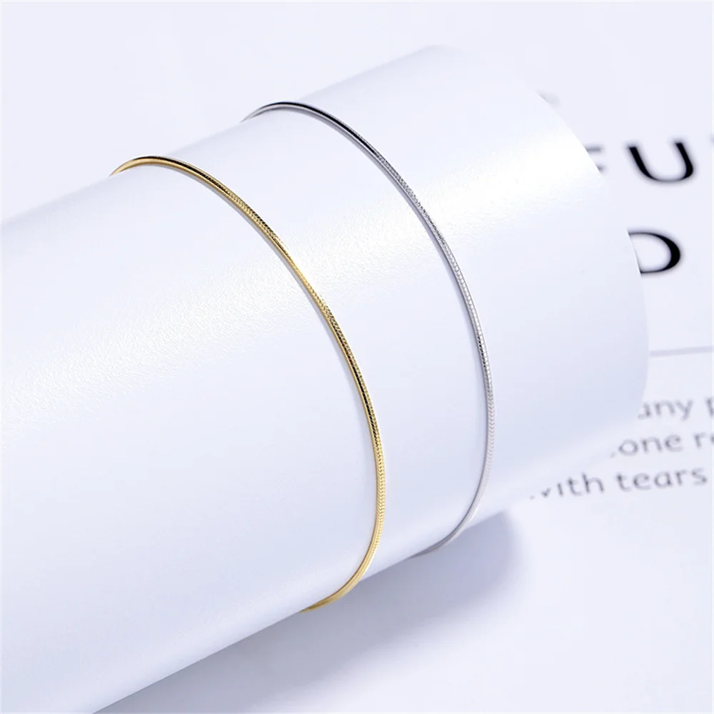 

Women's Korean Style S925 Sterling Silver Bracelet, New Snake Bone Chain, INS Versatile Minimalist Jewelry