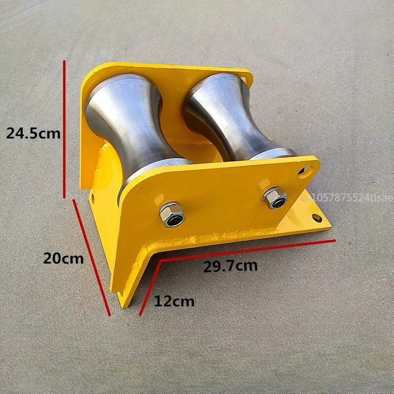 New Heavy-Duty Wellhead Two/Three Wheel Alloy Steel Cable Reel Pulley with Pipe Port