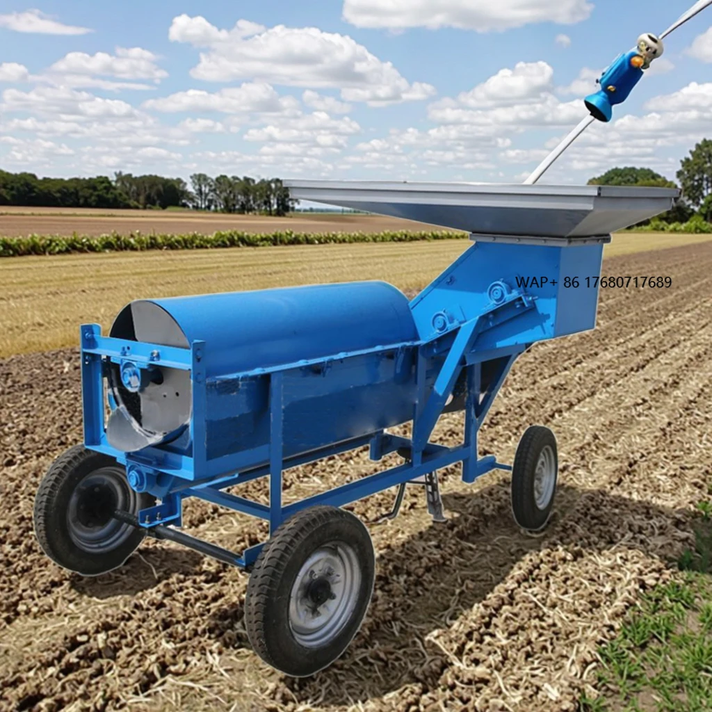 Extractor Harvest Pumkin With Flowers Collecting Machine Large Capacity Pumpkin Seed Harvester