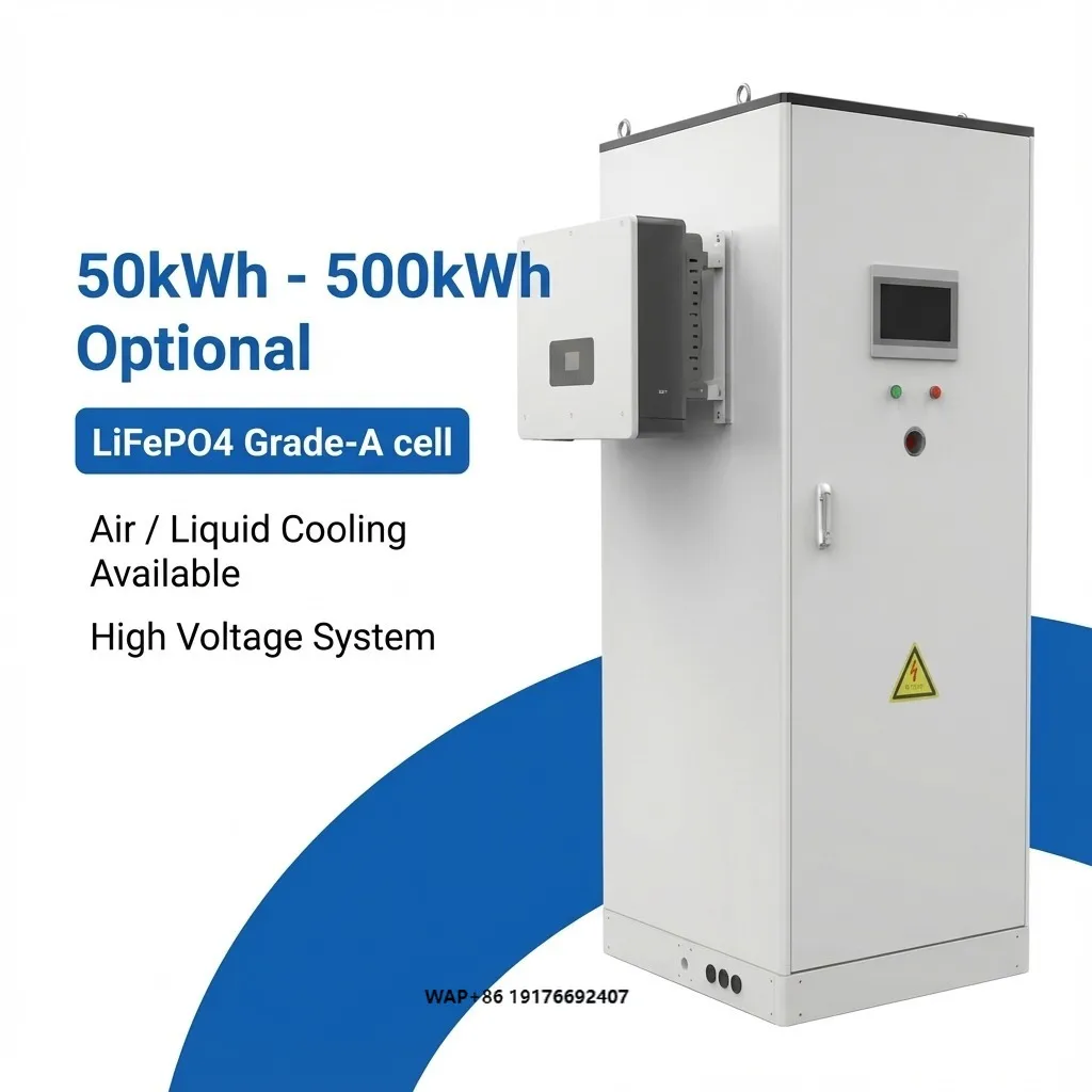 30kw 60kw 90kw High Voltage ESS 80kwh 168kwh 252kwh LiFePO4 Lithium Battery Cabinet Solar off Grid Energy Storage System All One