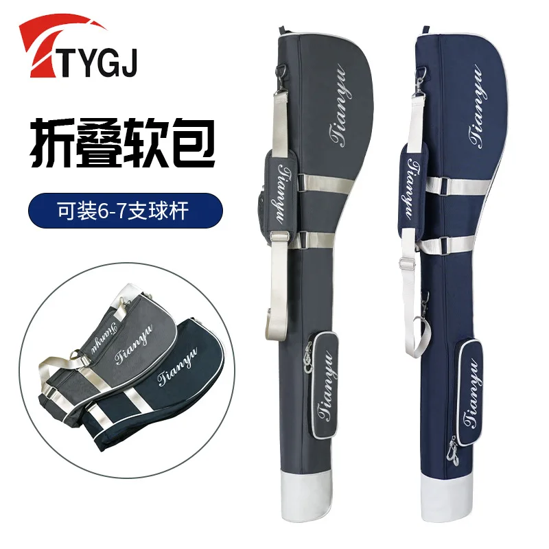 

Golf Club Bag Fabric 5-8 Clubs Portable Durable Lightweight Foldable Soft Case