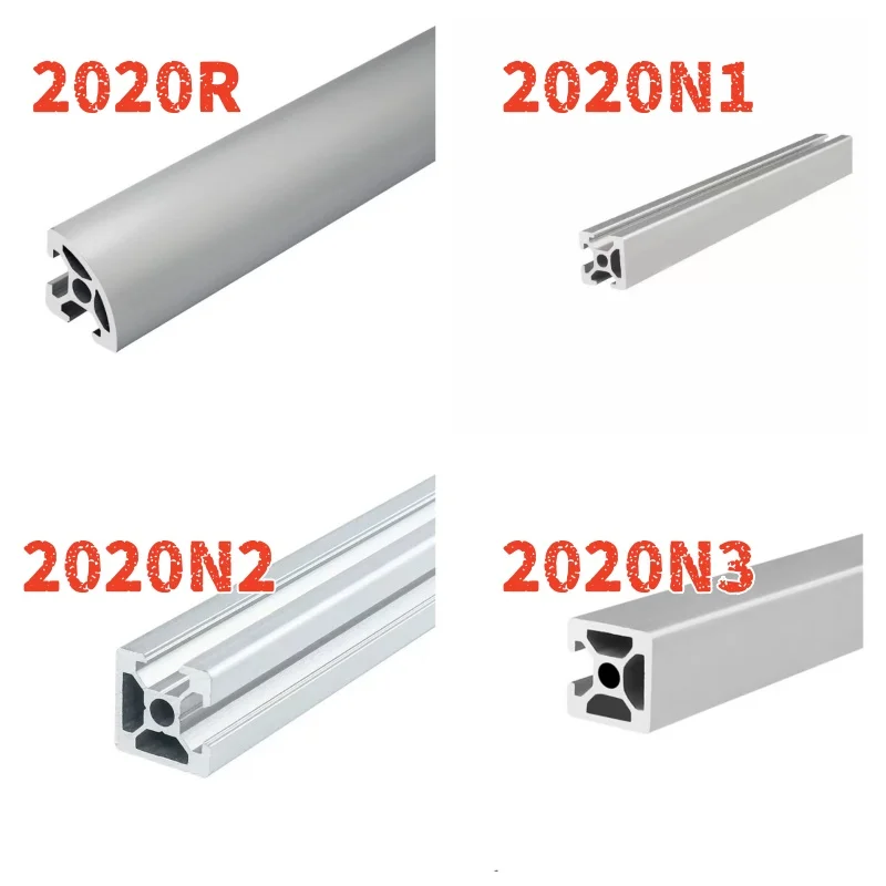 2020/2020N1 RCNC aluminum profile aluminum profile extrusion EU standard 3D printer parts anode wire guide aluminum profile