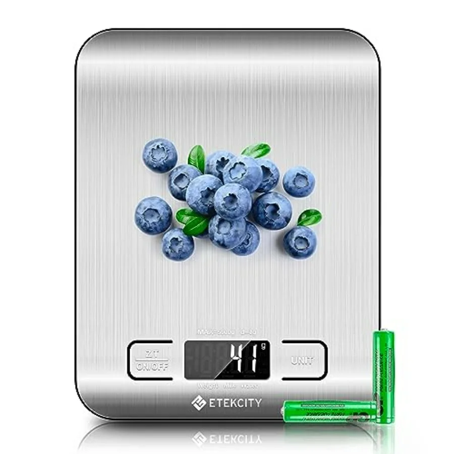 

Food Kitchen Scale, Digital Grams and oz for Weight Loss, Baking, Cooking, Keto and Meal Prep, LCD Display, Medium, 304