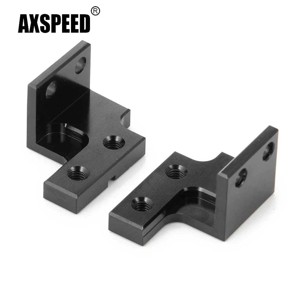 

AXSPEED Aluminum Alloy Front Servo Mount Plate Kit for Axial SCX10 II 1/10 Scale RC Crawler Car Upgrade Part