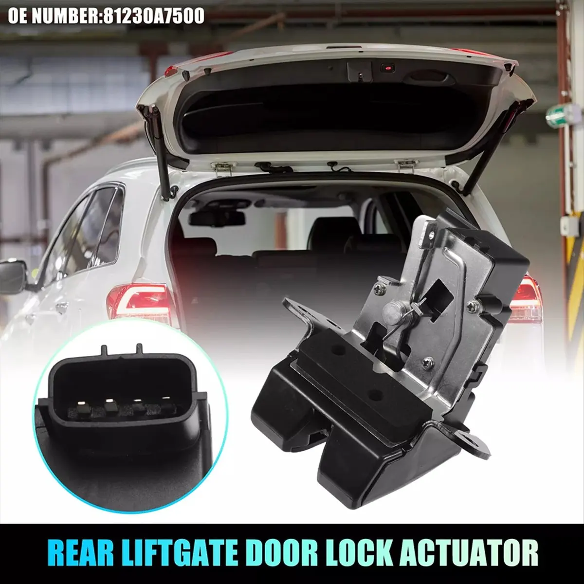 Super Sale Rear Liftgate Door Lock Actuator Motor for Kia Forte 2014-2018 81230A7500 Rear Trunk Lid Lock Actuator