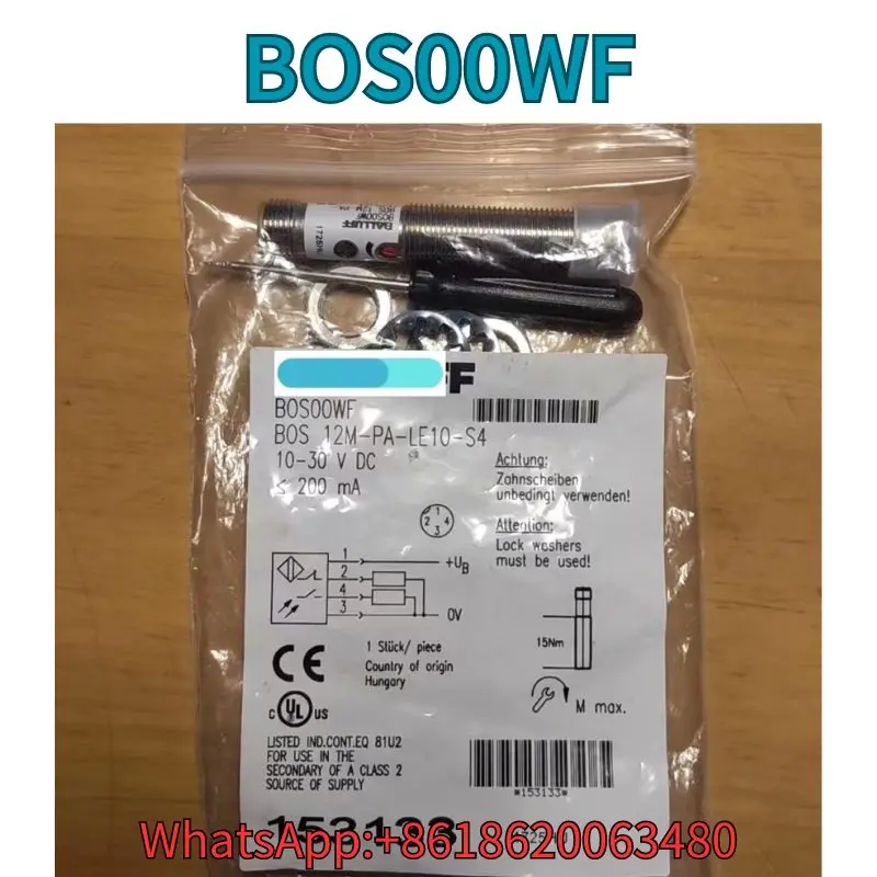 Brand-new BOS00WF sensor BOS 12M-PA-LE10-S4 Fast Shipping