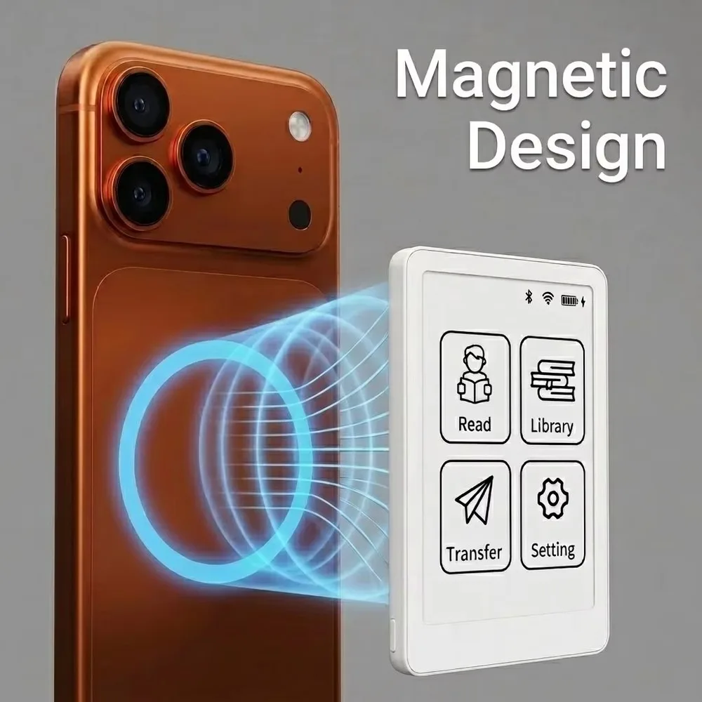 Magnetic E-Book Smart Reader Tablet Eye-Friendly Electronic Book for Kids Portable Study Reading Device