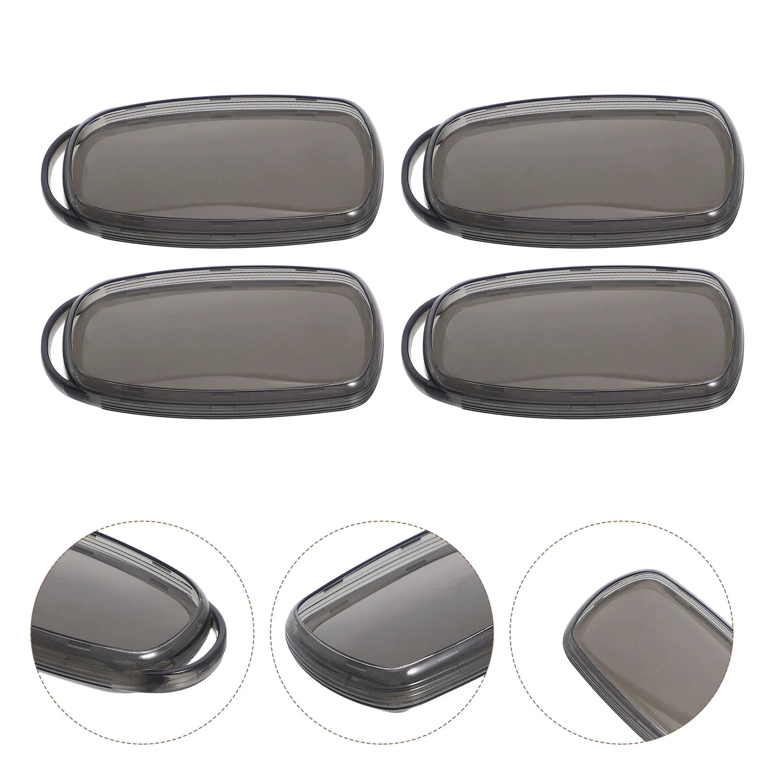

10Pcs Car Key Fob Shell Case Heavy Duty Protection Against Wear Moisture Resistant Modern Design Key Fob Cover for Auto Remote