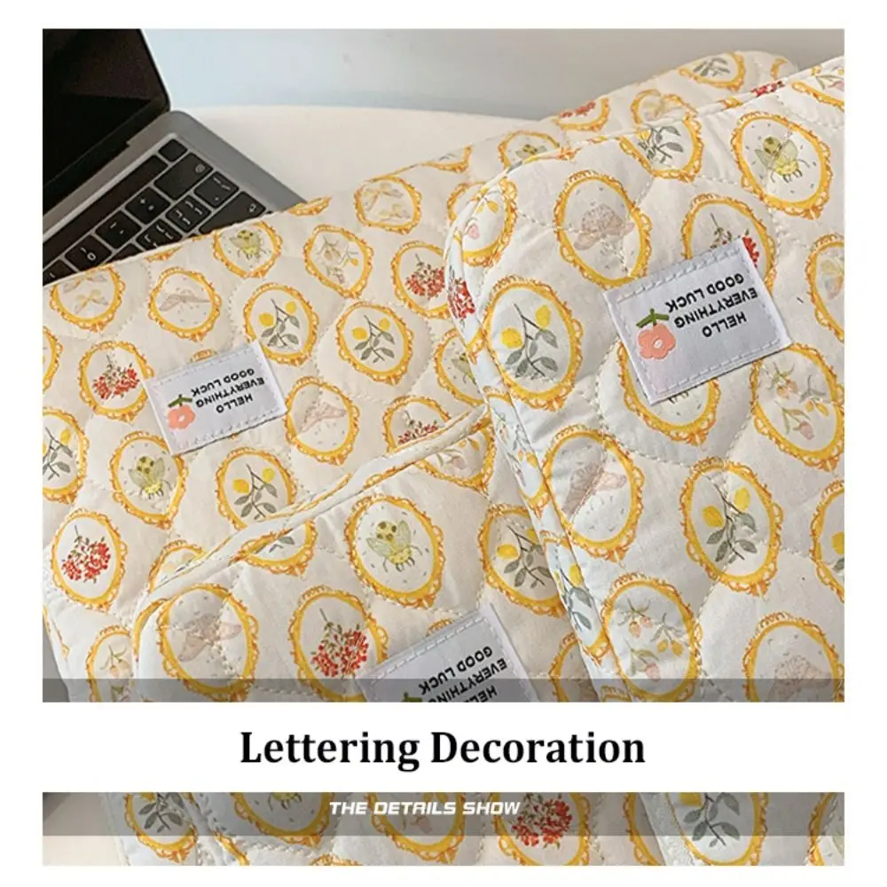 جودة عالية 11-15 بوصة كمبيوتر محمول مقاومة للماء زهرة نمط غطاء الكمبيوتر واقية الكرتون حقيبة الكمبيوتر المحمول للنساء #2