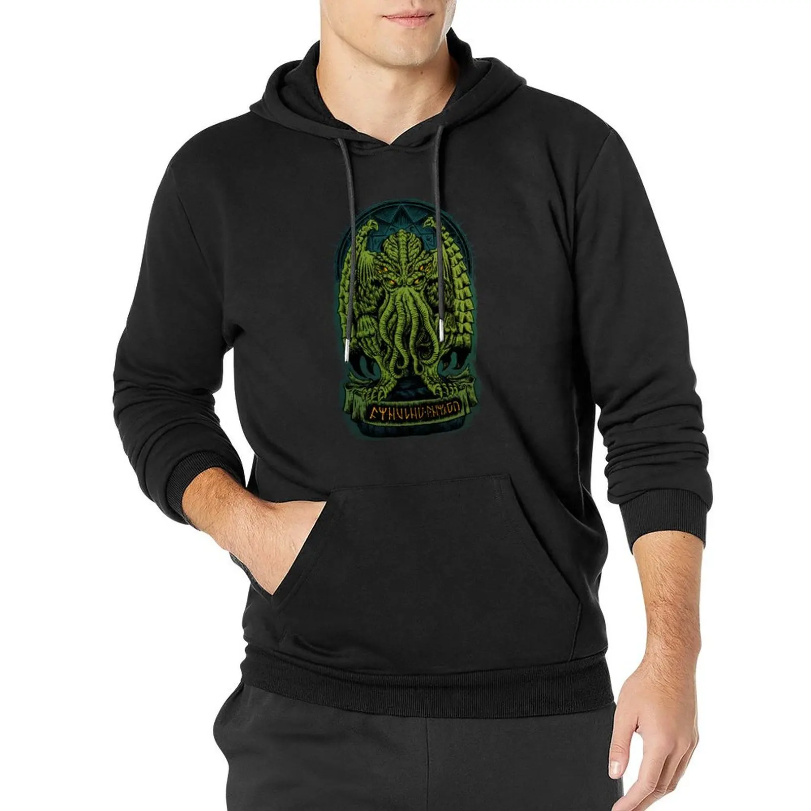 

The Sleeper of R'lyeh Pullover Hoodie mens clothing mens clothes men's hoodies