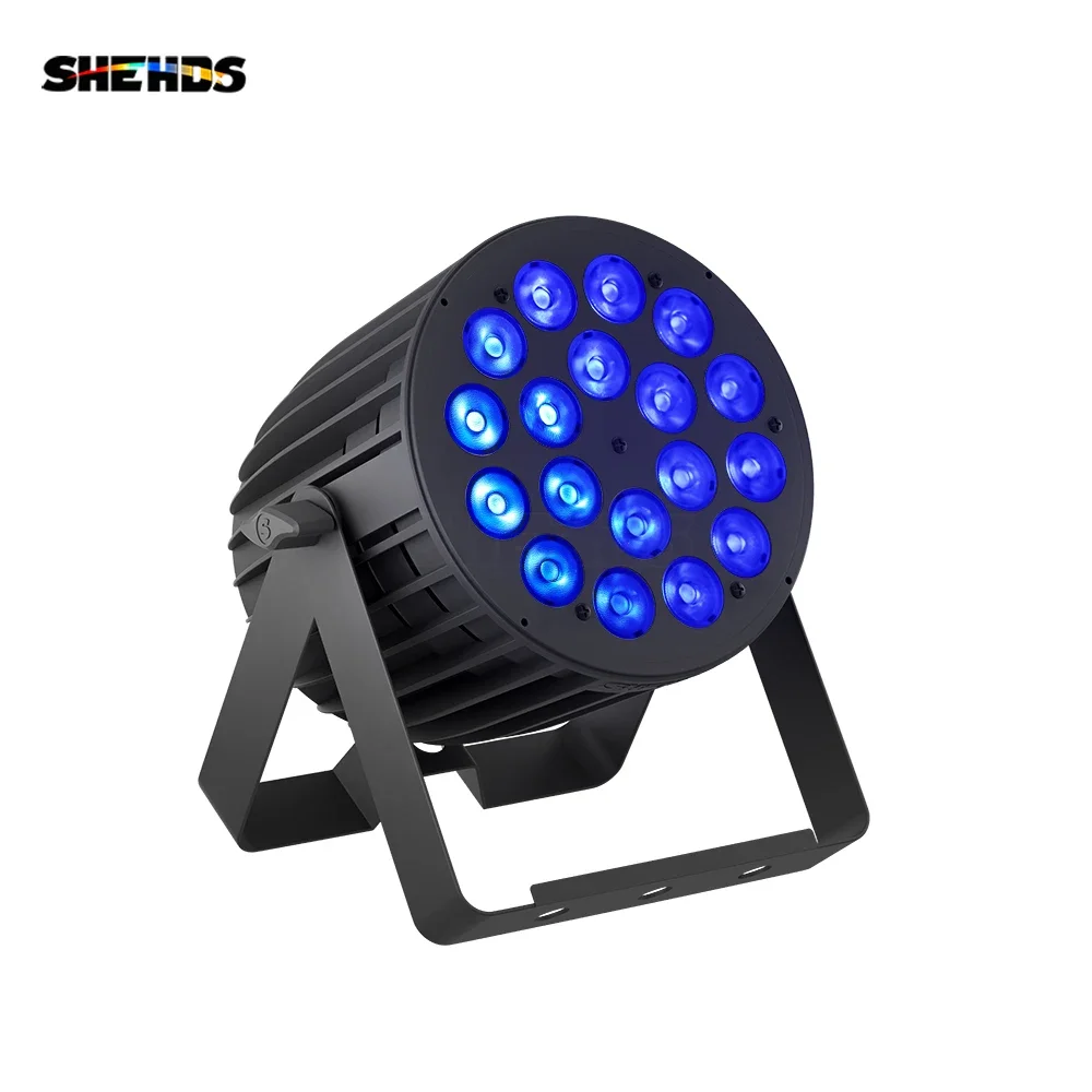 SHEHDS новая версия светодиода 18x18W RGBWA UV 6in1 Par Light большой алюминиевый сплав высокой мощности, смешивание цветов для DJ-бара, дискотеки, свадьбы