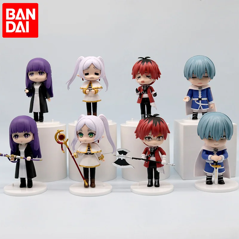 Bandai Frieren: Beyond Journey's End 10cm Anime Figures Frieren Himmel Action Figure Boys Gift Collection Model Doll Toys