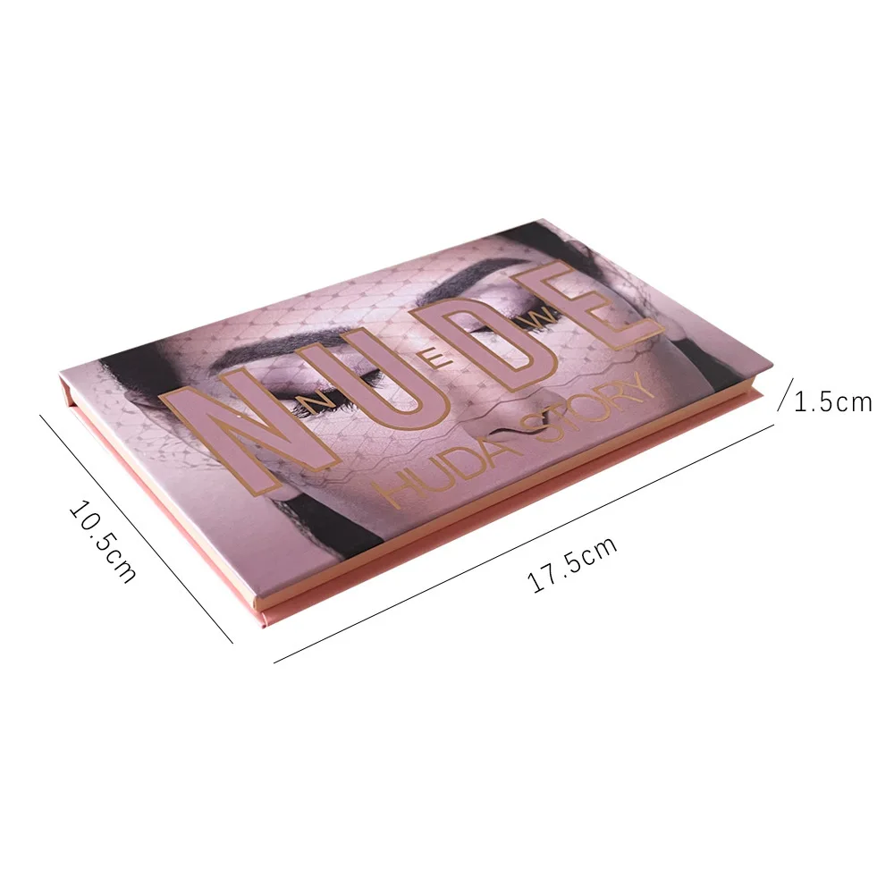 Sombra de ojos Desert Rose, paleta de sombras de ojos de 18 colores, brillo fino nacarado mate, maquillaje de ojos resistente al agua de larga duración