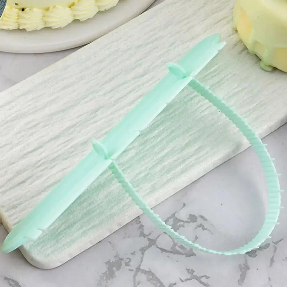 

5Pcs Flexible Fondant Cake Arc Ruler Reusable Adjustable Arc Cake Decorating Tools Graduated Scale Multi Size