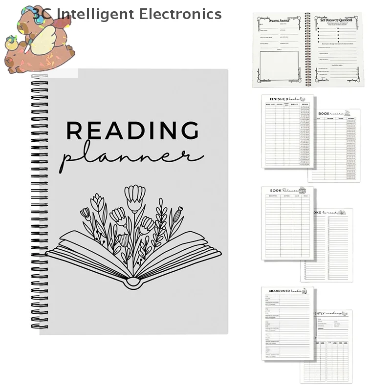 Reading Plan, Reading Book Review Plan, Book Review Log, Monthly Reading Log Librarian Gift, Bookworm Gift