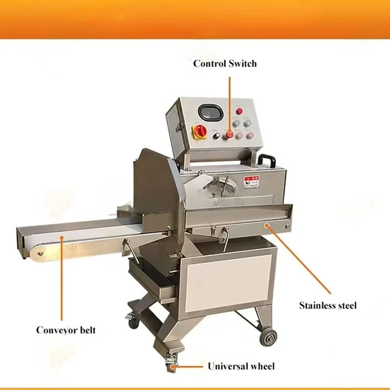 Industrial Pig Ear Slicer Stainless Steel Large Capacity Bacon And Ham Slicer