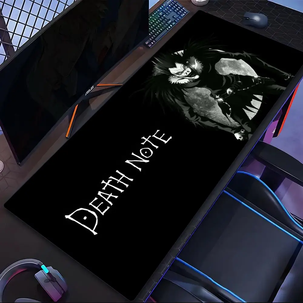 

DEATH NOTE Mouse Pad Tablet mouse Pad Laptop xl desktop mouse pad, cute HD Rainbow Gaming keyboard pad, csgo Player, 90x40