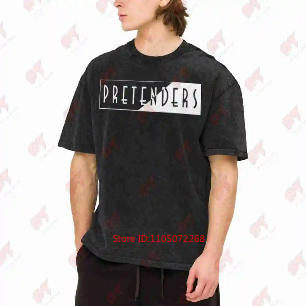 The Pretenders Rock Band Vintage Washed Tee Pure Cotton T-Shirt