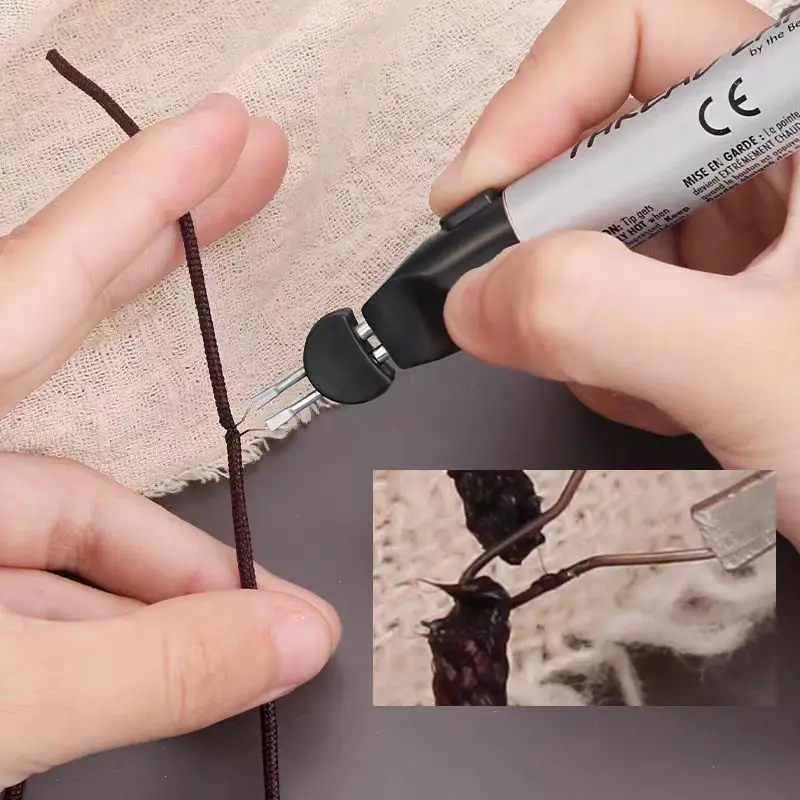 Handheld Soldering Wax Pen - Beading Quick Wire Burning Pen, Heat Wax Pen for Jewelry Making, Rope Braiding & Carving Tools