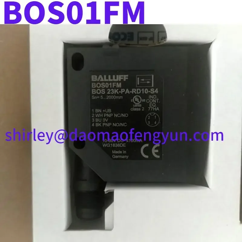 Brand New Original BOS01FM Diffuse Reflection Photoelectric Sensor BOS 23K-PA-RD10-S4