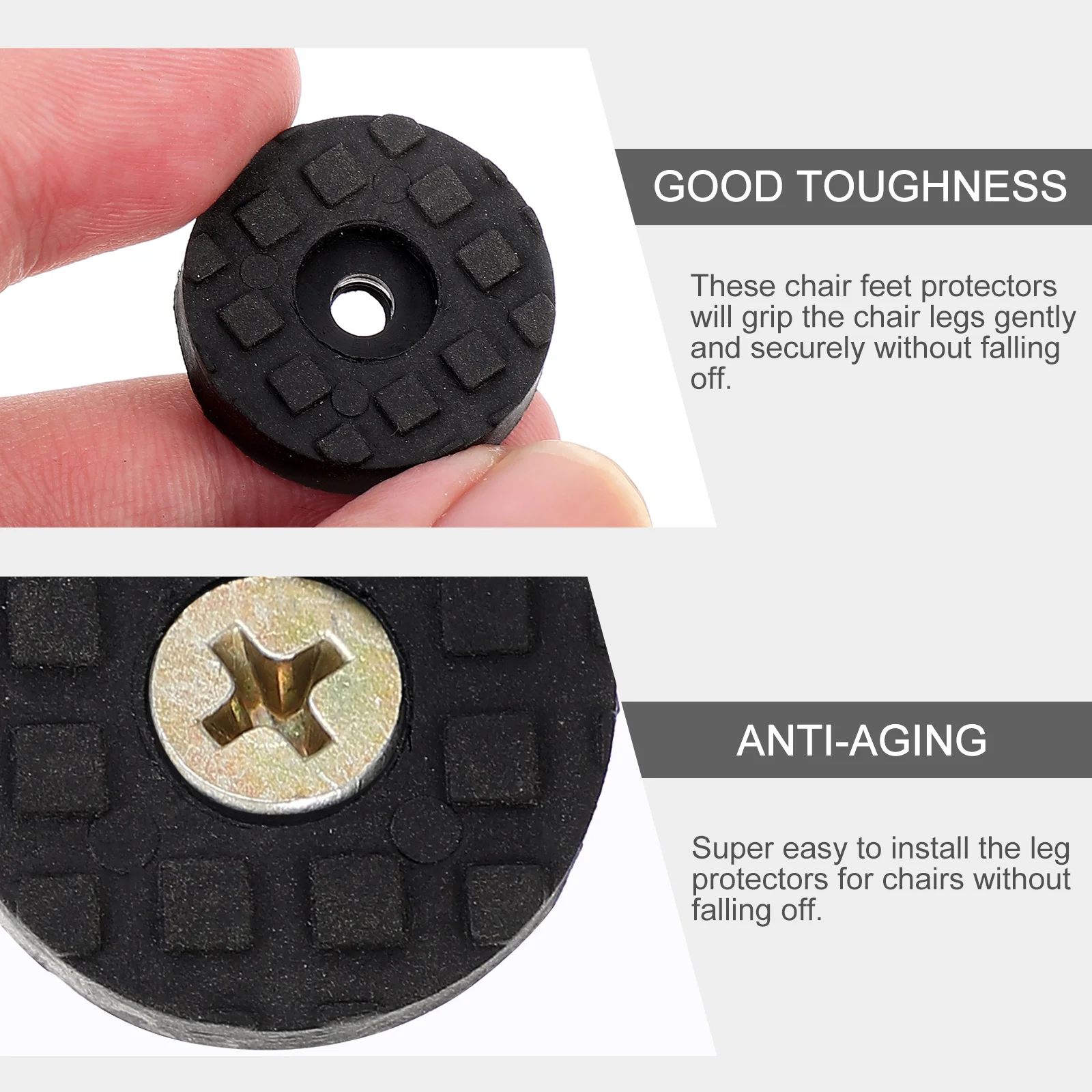 

28 set Table Feet Pads Furniture Foot Protection Non-Slip Chair Leg Covers Floor Protector Mat For Home Hotel Bathroom