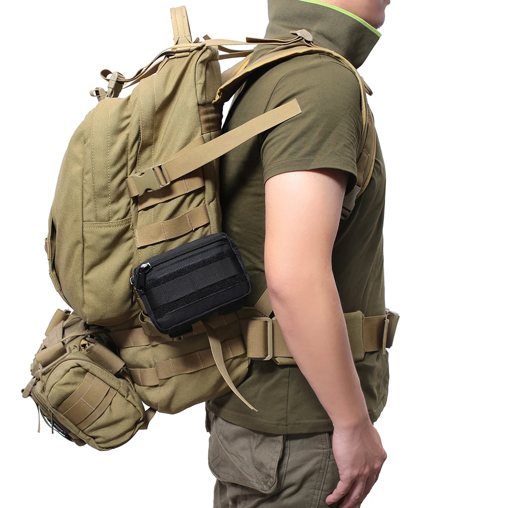 MOLLE EDC Waist Pack 1000D Nylon Tactical Medical Pouch First Aid Kit Outdoor Survival Tool Belt Bag for Camping Hunting Sports view 4