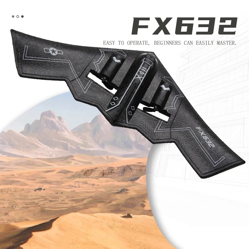 الأطفال الكبار FX632 طائرة التحكم عن بعد 2.4G B2 طائرة مزودة بجهاز للتحكم عن بُعد طائرة شراعية جناحيها طائرة بدون طيار لعب الهدايا ﻿
