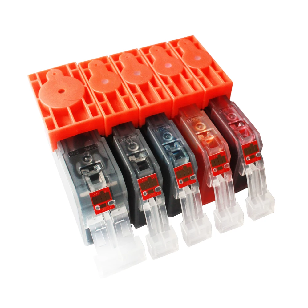 5x PRINTER INK CARTRIDGE for COMPATIBLE CANON 520 521 PIXMA MP540 MP550 MP560 MP620 MP630 MX870 PGI520 CLI521