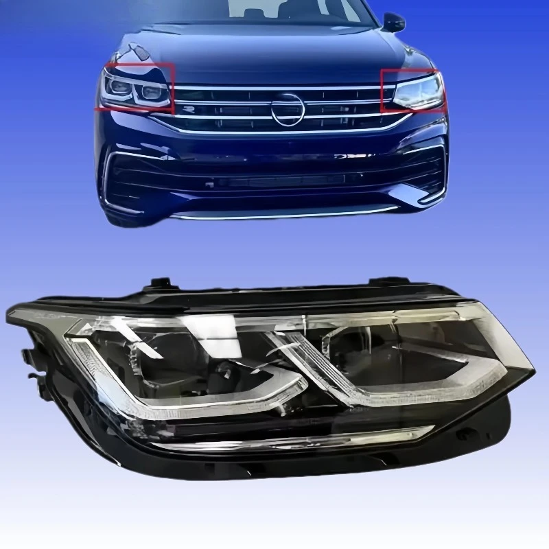 For  Tiguan L Headlight Assembly VW Tiguan L IQ Matrix Headlamp Original Car Lights LED DRL 2020-2024