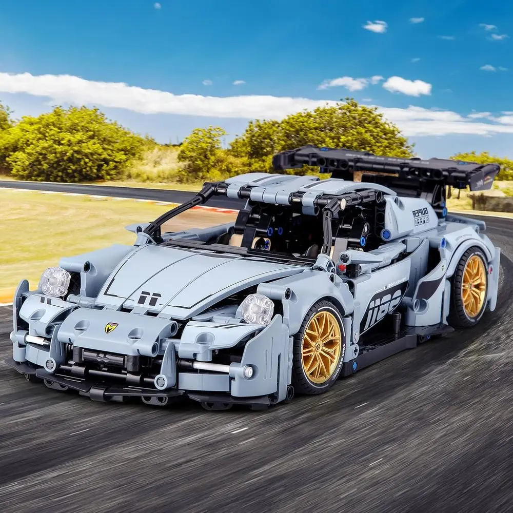 Kit de voiture technique échelle 1:14 1465 pièces pour adultes et adolescents, modèle de véhicule de super sport, cadeau de voiture de course pour les 12 ans et plus